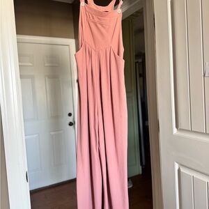 Pink Halara Wide-Leg Overall Jumpsuit M